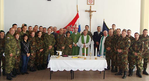 U službu uveden vojni kapelan fra Marijan Jelušić