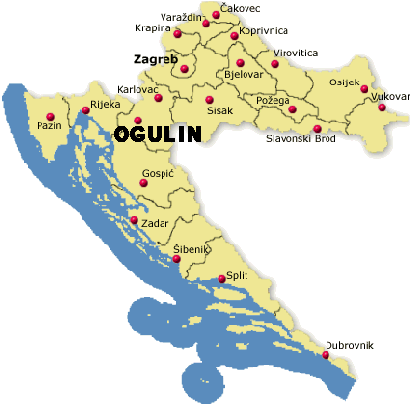 karta hrvatske