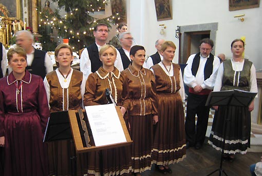 Božićni koncert vokalnog ansambla KUD-a “Klek” - 2009.