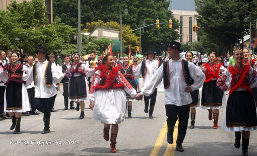 KUD  "Klek" na međunarodnim festivalima folklora u SAD-u