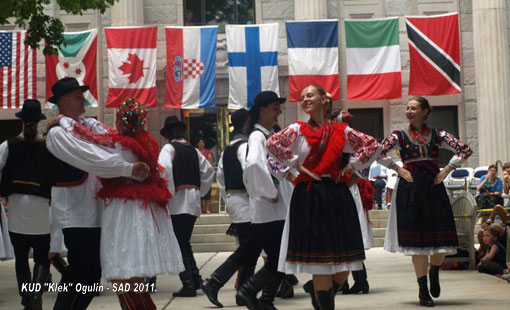 KUD  "Klek" na međunarodnim festivalima folklora u SAD-u