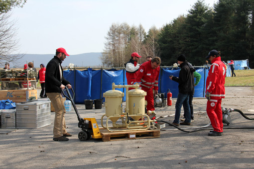 Na jezeru Sabljaci  održan je završni međunarodni trening  s pročistačima vode