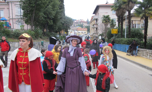 Društvo Naša djeca Ogulin na 18. dječjem karnevalskom korzu u Opatiji 