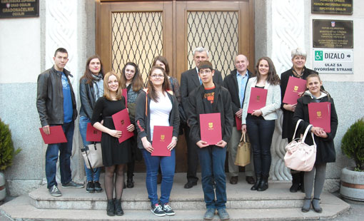 Potpisivanje ugovora o stipendiranju učenika i studenata s područja Grada Ogulina